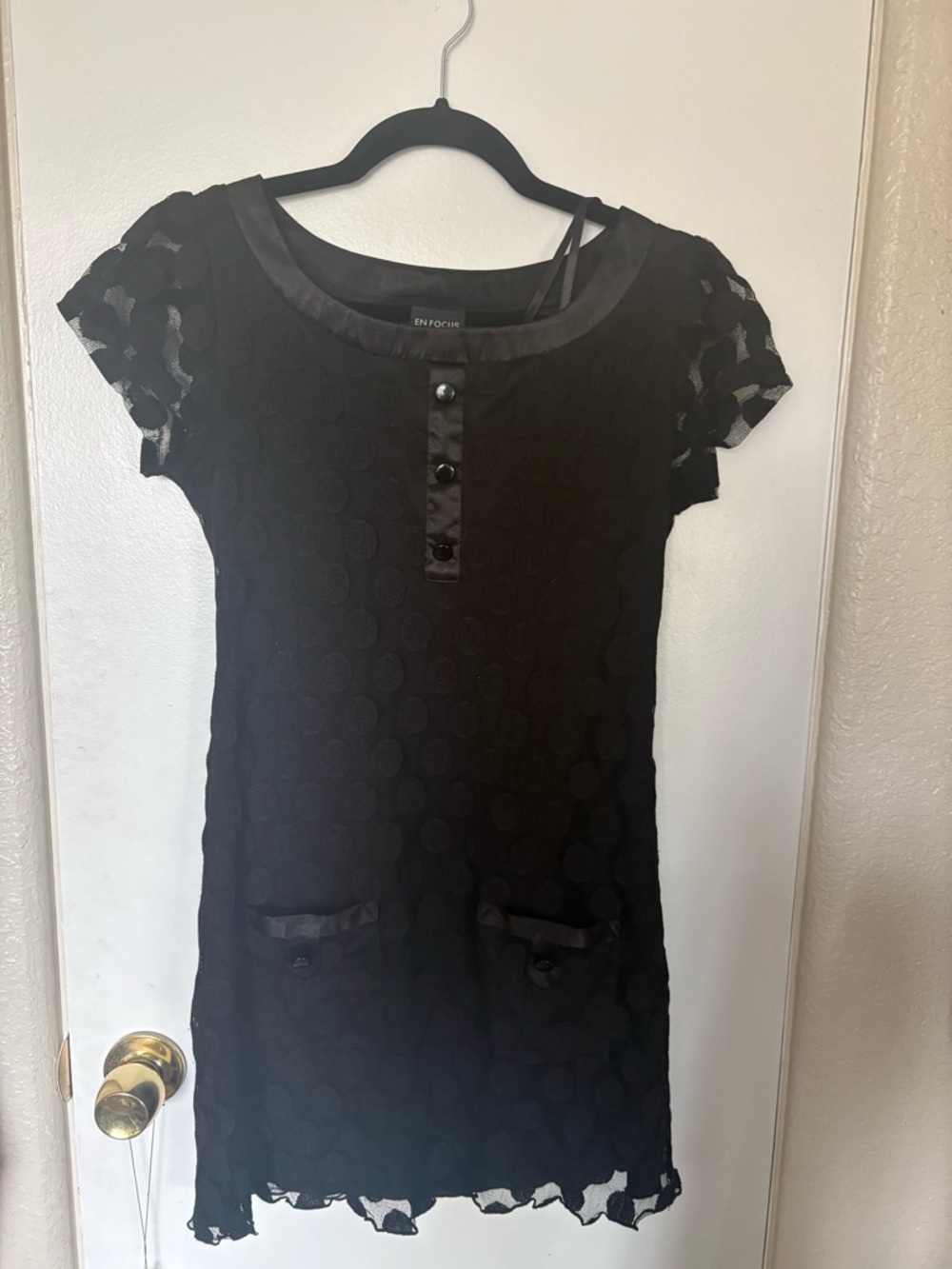 En Focus Black Dress Women’s 6 Petite